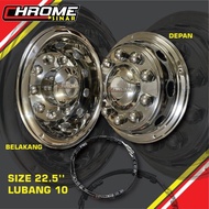 RIM- COVER RIM CHROME SIZE 22.5 10TAN/TRELER
