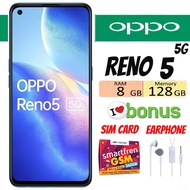 PROMO !!! Oppo Reno 5 5G RAM 8 GB ROM 128 GB Fullshet - Bergaransi