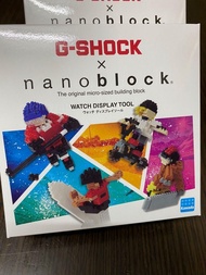 nanoblock x G shock 聯名全套