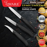 【WUCHT】12122-6BK 2.5  S/STEEL CURVED PARING KNIFE / Qware Knife Qware Paring Knife BIRD'S PEAK KNIFE