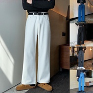 Mens Fashionable Wide Leg Pants Stylish Baggy Jeans for Everyday Style