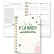 Daily Weekly Planner Notebook 7 Day Work Planner Agenda Undated Personal Productivity Appointment Bo