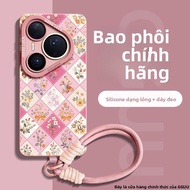 GGUU | Ốp Lưng Silicone Bảo Vệ Toàn Bộ Ống Kính và Dây Đeo Cho Huawei Pura80 Pura80Pro P80 Pura70 P7