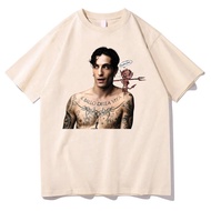 Damiano David VOICES T-Shirt Harajuku Style Men's And Women's Clothing High Quality Cotton Fashion