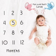 【hot】 Cartoon Pattern Infant Baby Photo Props Background Blankets Mats Backdrop Calendar Accessories