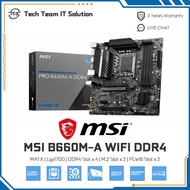 MSI B660M-A WIFI DDR4 INTEL B660 LGA1700 mATX MOTHERBOARD