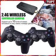 Yupt 4K Family Video Game Console 10000 Games TV Game Classic Games 2pcs Gamepad HDMI Output Nintendo PS1 M8