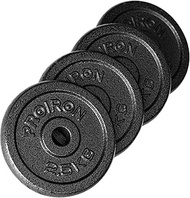 PROIRON Dumbbell Plate 2.8 lbs (1.25 kg), 5.5 lbs (2.5 kg), 11.0 lbs (5 kg), 22.0 lbs (10