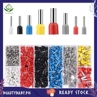 [beautybaby.ph] Wire Connector Kit 1200PCS Assortment Ferrule Wire Connector Kit Insulated Cord Pin 