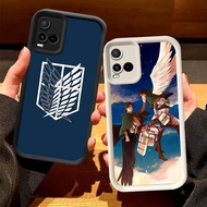 O-26 Attack on Titan Casing for VIVO Y33s Y21t Y21s Y21e Y21 V20 Pro Black and White