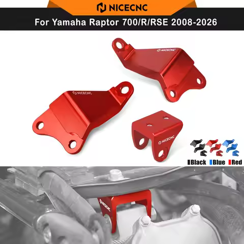 NICECNC For Raptor 700 Engine Brackets Stays For Yamaha Raptor 700 SE 2008-2024 YFM700 YFM700R 1S3-2