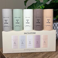 Salt & Stone Mini Deodorant Discovery Set Natural Travel Bergamot Santal Rose Neroli Trial Stick Gif