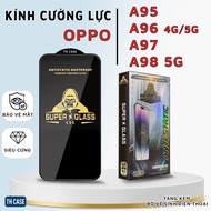 OPPO A95 A96 A97 A98 5G tempered glass super transparent anti-blue light comprehensive screen protec