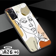 HP Oppo A76 4G Glass Softcase - Casing Oppo A76 4Ghp - Case Oppo A76 4Ghp [H26]