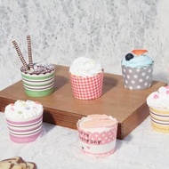 Muffin Mold Cupcake Cake Container / Cute Paper Papper Cup Muffin Cup Cake Baking Cupcake Holder