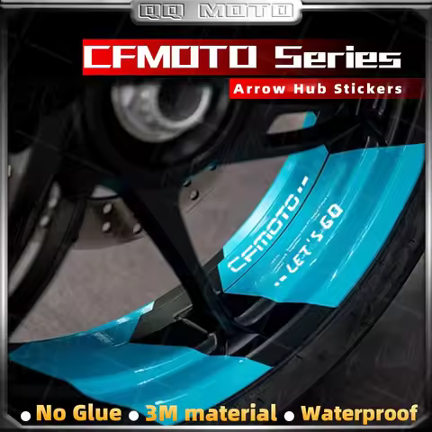 Motorcycle Wheel Sticker Rim Arrow Decal Hub Accessories For CFMOTO cf moto 150NK 250NK 250SR 450NK 