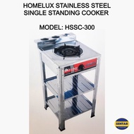 [100% Original] Homelux Stainless Steel Single Standing Cooker (HSSC-300) *Free Mystery Gift