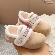 Birkenstocks women's package, autumn and winter women's shoes, warm snowflake shoes, fur shoes