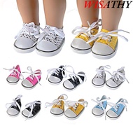 7cm Wave point Shoes Toys Birthday Gifts Mini Canvas Shoes