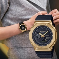 100% Original Japan Made G-Shock GM 2100 TMJ Black Gold Wrist Watch Full Set With Paper Bag