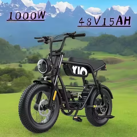 Electric Bike Coswheel Y16 1000W motor 48V 15AH battery Electric bicycle 16x4.0" Fat Tire Commuting 