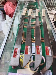 Parang Machette Golok Impor Malaysia Cap Crocodile Bilah Warna Putih