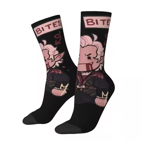 New Male Men Socks Novelty Astarion Halloween Baldurs Gate Sock Polyester Sport Women's Sock Spring