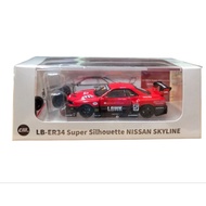Diecast CM Model 1: LBWK Super Silhouette Nissan SkylineR34 CM64-ER34-04