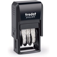 Trodat Printy 4810 Self-Inking Date Stamper，MMM-DD-YYYY，Black ink
