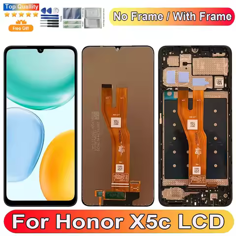 6.74''Screen For Honor X5c LCD Display With Frame Touch Panel Digitizer Replacement Parts For Honor