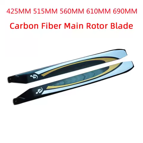 425 515 560 610 690 700mm Carbon Fiber Main Rotor Blade RC Accseesories For ALIGN XL TG KDS GAUI5005