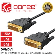 [1.5M/3.0M/5.0M] DVI TO DVI CABLE MALE TO MALE 24+1 PIN/ DVI MALE 24+5 TO VGA MALE / DVI TO HDMI CAB