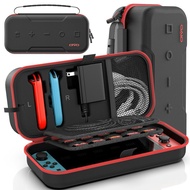 OIVO Large Capacity Carrying Case For Nintendo Switch &amp; Switch OLED, Portable Switch Travel Carry Case Fit for Joy-Con and Adapter, Hard Shell Protective Pouch Case with 20 Games