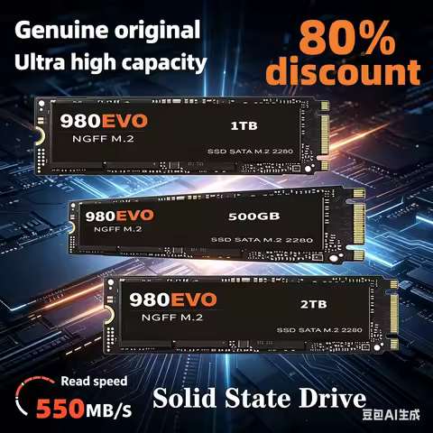 2026 new genuine 980Pro/990Pro M2 Ultra high capacity SSD portable high-speed solid state drive suit