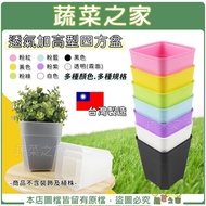 [Vegetable House] Made In Taiwan Breathable Heightened Square Pot 3 Inch 4 5 6 Succulents Flowerpot 