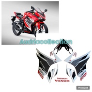 MERAH Honda Cbr 150r 2025 Racing Red Motorcycle Striping Sticker