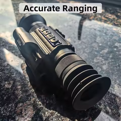 Thermal Scope for Hunting With Ranging Video Rec Wifi Optic Zoom Support OEM Thermal Device Sight Th