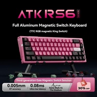 ATK RS6 Ultra Magnetic Switch Keyboard Wired GASKET Hot-Swap RGB RT 0.005mm 8k Custom Aluminum Mech 