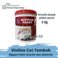 Vinilex Cat Tembok 5 Kg Nippon Paint Interior Dan Eksterior Putih Dll