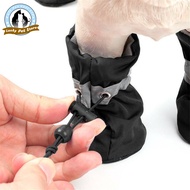 4Pcs Dog Shoes Pet Shoes Puppy Shoes Care Waterproof Shoes Anti Slip Dog Shoes for Small Dogs