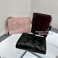 Charles & Keith Ivette Woven Top-Zip Small Wallet : CK6-10681212 Authentic From The Shop