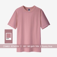 KAOS BASIC BIOWASH - Dusty Pink [ COMBED BIOWASH 30s ] |KAOS POLOS ULTRA SOFT |
