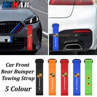 Porsche Car Front Rear Bumper Towing Strap Racing Towing Belt Car Tow Ropes Strap for Porsche Cayenn