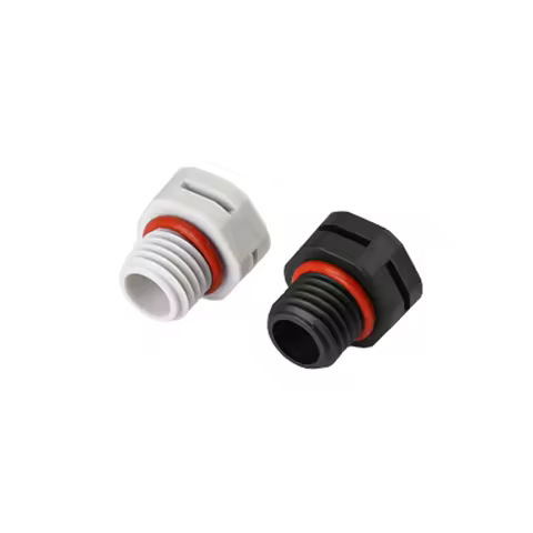 M5 M6 M8 M10 M12 M16 M20 IP68 waterproof Breather Pressure Relief Screw-in Valve Air Vent Plug Black