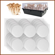 Monotub Filters 30 Pieces Breathable Adhesive Reusable Pads Mushroom Grow Kit for Mushroom Cultivati