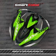 NVX155 V1 AEROX GREEN BLACK 2019 COVERSET