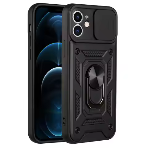 For iphone12 Mini bracket Car Holder Phone Cover For iphone 12 mini Case Camera protection Shockproo