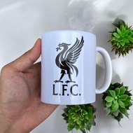 Mug Gelas Custom Logo Gambar Souvenir Hadiah Klub Bola Liverpool LFC
