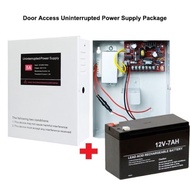 Door Access Uninterrupted Power Supply Package 12V 5A UPS Power Supply & 12V 7AH Battery for door Ac