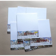 10pcs Short Athens Paper | White (140gsm, 180gsm)